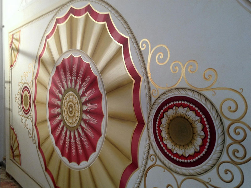 Decorative fan (China) (detail)